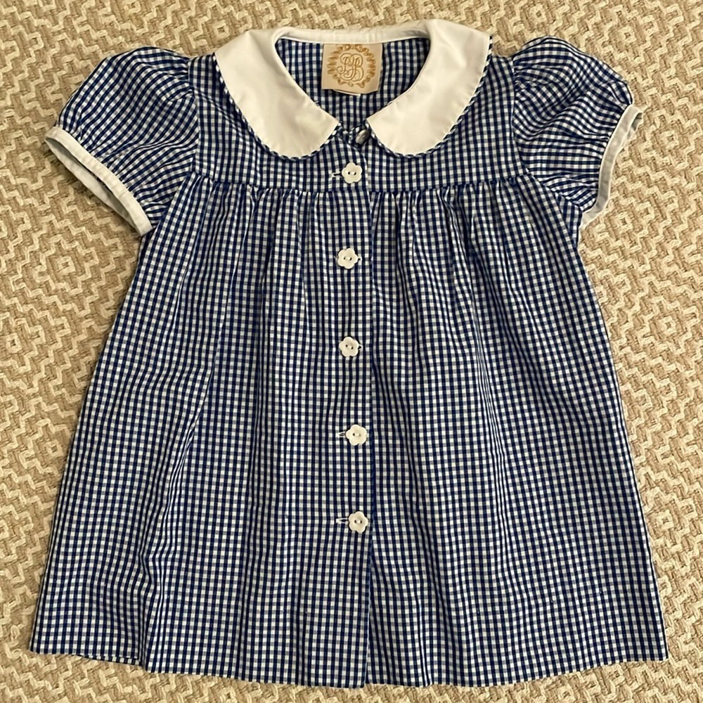 Beaufort Bonnet Company Blue Gingham Dress